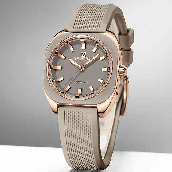 Годинник жіночий наручний Naviforce Mira Beige Flower (2 ремінці) Вінниця