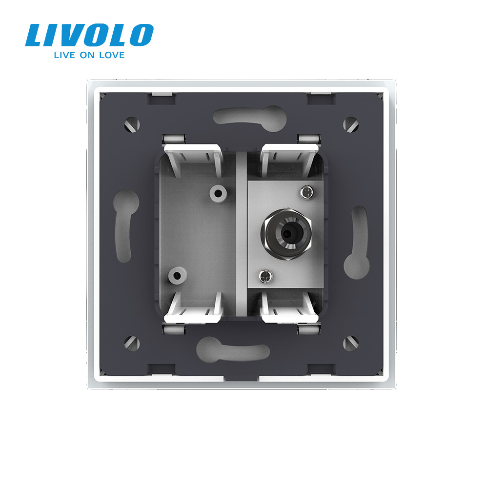 LIVOLO Розетка супутникова SAT Livolo білий скло (VL-C7FCSL-1WP) Коломия - фото 9