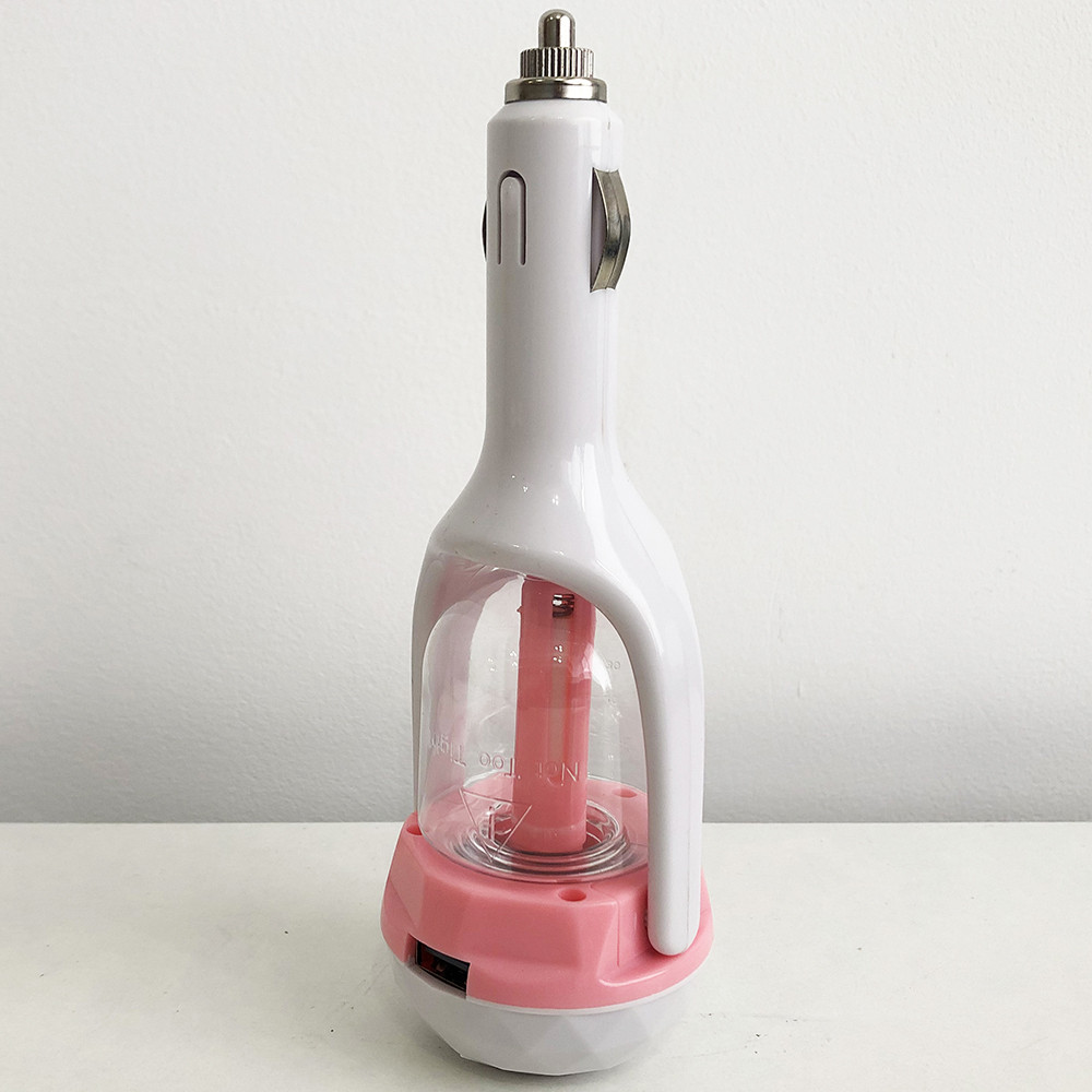 Зволожувач повітря авто, зволожувач повітря автомобільний Air Purifier BA-3. Колір: рожевий FW-15 Львів - фото 5