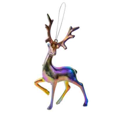 Украшение декоративное Chomik Олень, пластик, кольоровий, 9х15 см (5900779895935) Винница