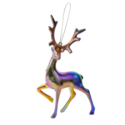 Украшение декоративное Chomik Олень, пластик, кольоровий, 9х15 см (5900779895935) Винница - изображение 1