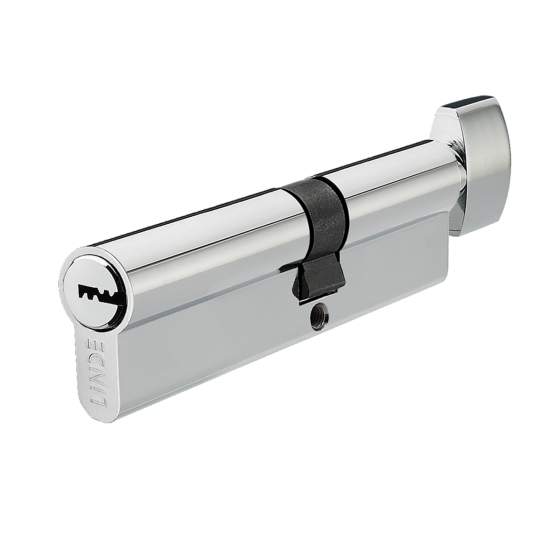 ЦИЛІНДР ТУМБЛЕР/КЛЮЧ A6P35T/55 CP ПОЛІРОВАНИЙ ХРОМ Київ