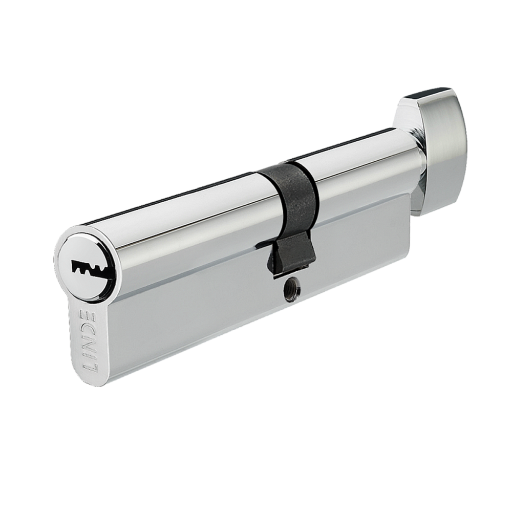 ЦИЛІНДР ТУМБЛЕР/КЛЮЧ A6P35T/55 CP ПОЛІРОВАНИЙ ХРОМ Київ - фото 1