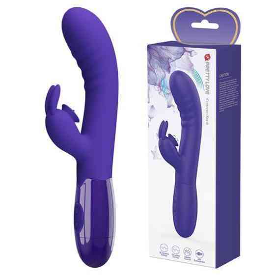 Вібратор - Pretty Love Cerberus Licking Vibrator Blue Sex Aura Київ