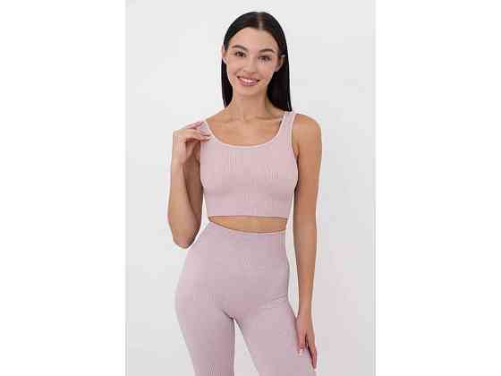 Топ пиловий рожевий жіночий з мікрофібри TOP RIB burnished lilac р.S-M ТМ GIULIA Київ