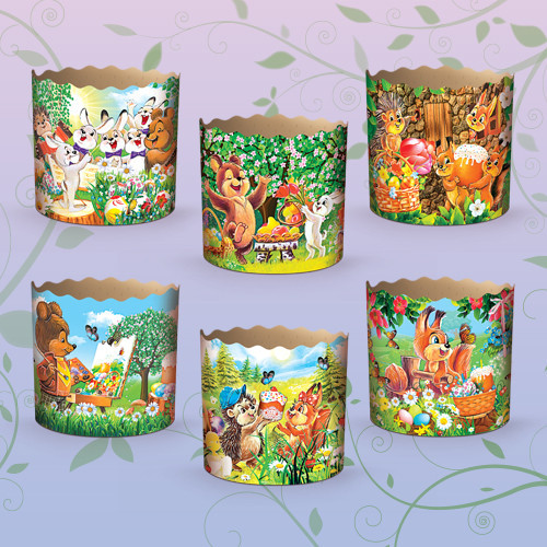 Форма для Паски бумажна (65*70) Дитяча (100гр) (50 шт) Харків - фото 2