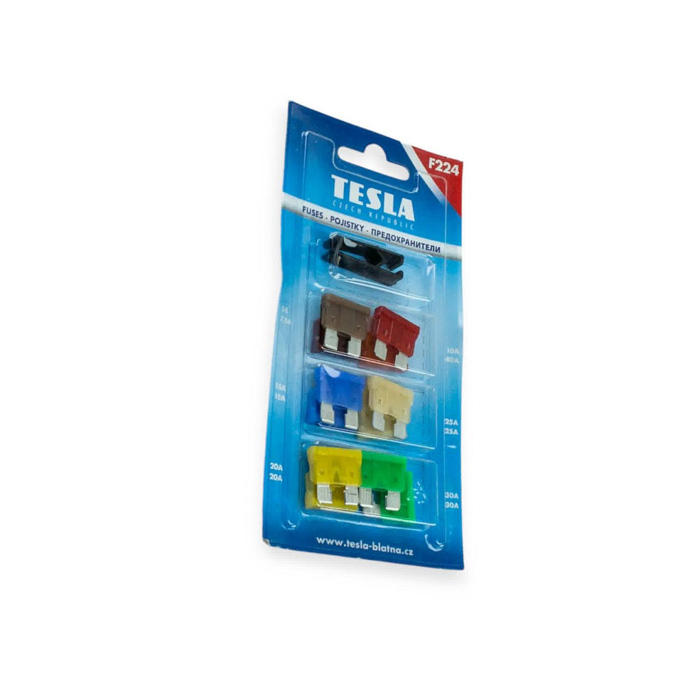 Предохранители Евро АТО (TESLA) блистер (12шт+пинцет) 2108 Мукачево - изображение 1