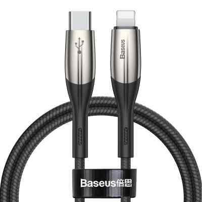 Дата кабель USB-C to Lightning 1.0m 18W black Baseus (CATLSP-01) Вінниця