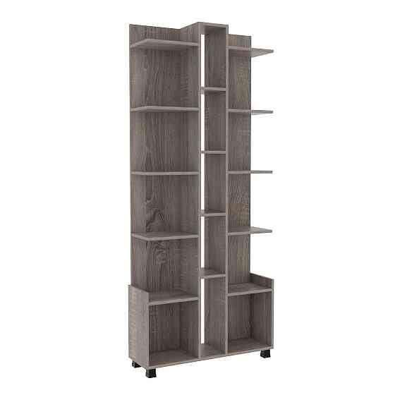 Тумба офисная ОС-6, Дуб Сонома Трюфель, 820/250/1930 Львов