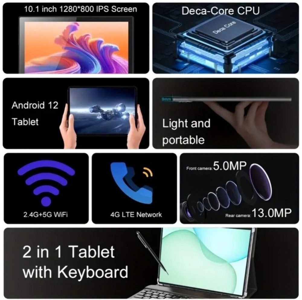 Новый планшет 6/128Gb, с комплектом, телефон, телефон-планшет Киев - изображение 3