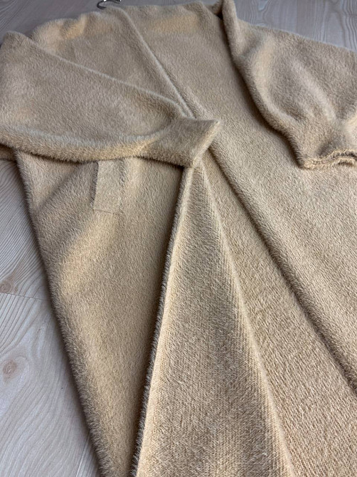 Кардиган жіночий Fancy Matinee 30740 ангора довгий з кишенями, бежевий, one size Київ - фото 15