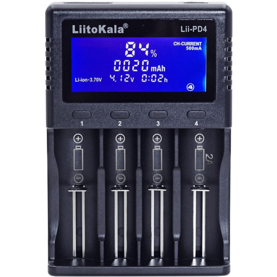 Зарядний пристрій Liitokala Lii-PD4+car EU charger Киев - изображение 1