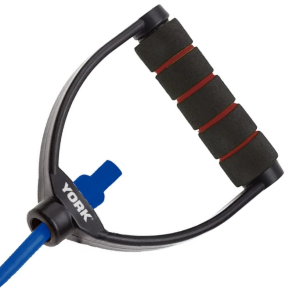 Еспандер трубчастий з ручками York Heavy, синій Киев - изображение 3