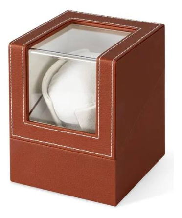 Ротомат, Віндер, Скринька для автопідзаводу годинника (Watch Winder), 1 слот, тихий мотор, екошкіра Київ