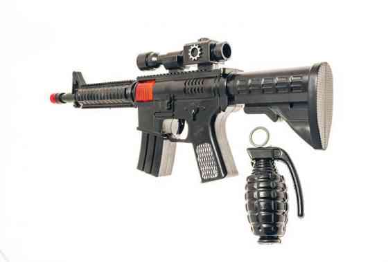 Іграшковий автомат-тріскачка "M16" з гранатою Golden Gun 803 Вінниця
