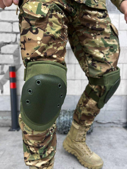 Тактические наколенники с налокотниками комплект  олива  ВТ5952 Одесса - изображение 3