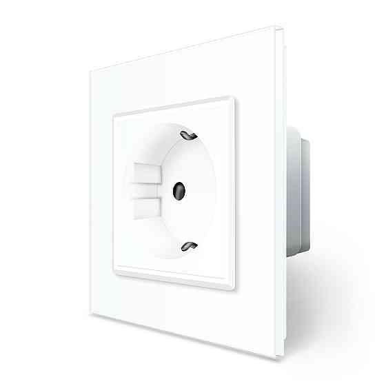 LIVOLO Розумна розетка ZigBee з заземленням Livolo білий (VL-FCTC16AZ-2WP) Коломия