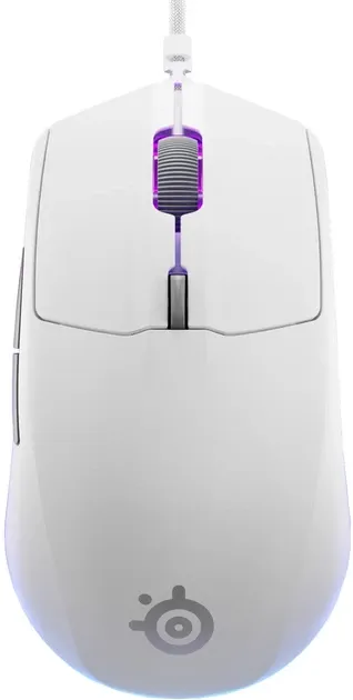 Миша SteelSeries Rival 3 Gen 2 RGB USB White (62516) Київ - фото 1