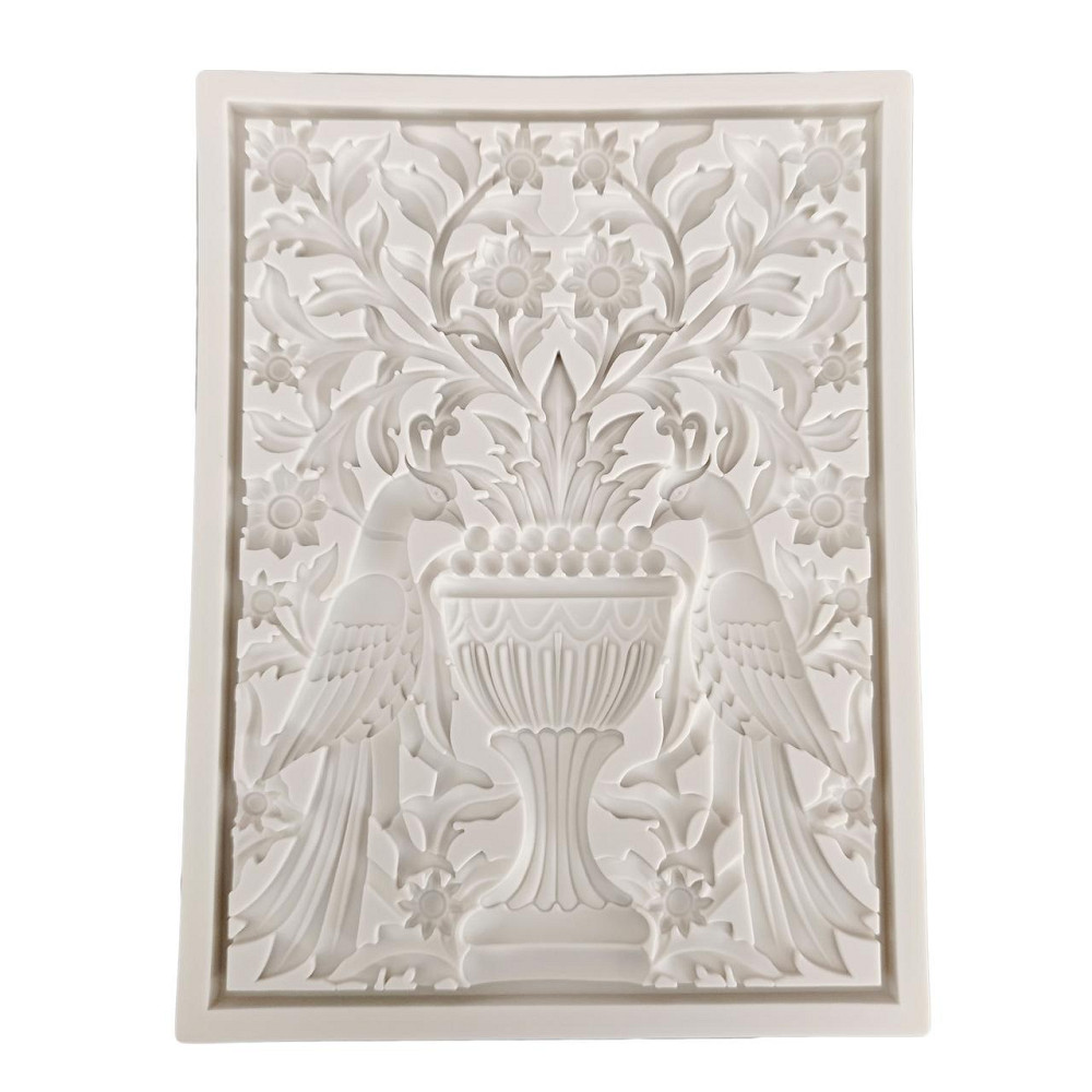 Молд силиконовый Птицы 197 на 150 мм серый Киев - изображение 3