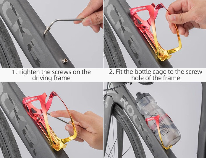 Флягодержатель для велосипед алюминиевый SHJ-014 Feel Fit Разноцветный Бровары - изображение 5