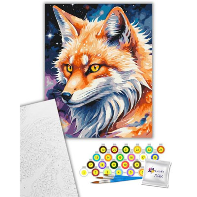 Картина по номерам ArtCraft Чарівна лисиця 40х50 см (11584-AC) Вінниця - фото 1