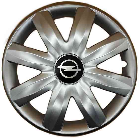 Автомобильные модельные колпаки R14 Opel 221 4шт, SJS, серебряные Киев