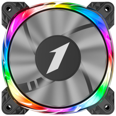 Кулер для корпуса 1stPlayer FS7 Black (FS7-BK-1IN1) Винница - изображение 1