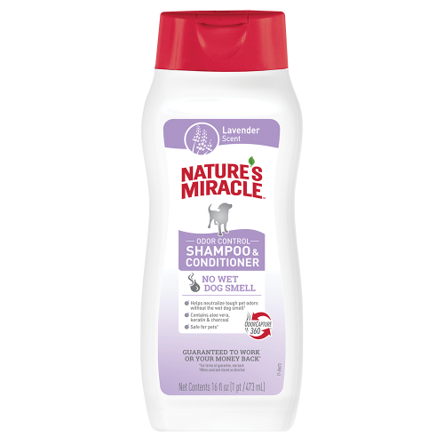 Шампунь-кондиціонер 8in1 Nature’s Miracle для собак з ароматом лаванди 473 мл Київ - фото 4