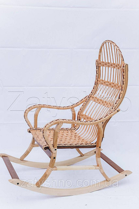Крісло гойдалка з лози | Київ - фото 2