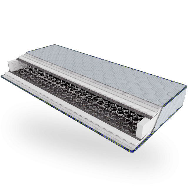 Ортопедичний матрац Freedom Hard/Фридом Хард пружинний (залежна пружина - бонель) ТМ ЕММ 180х200 Харків - фото 1