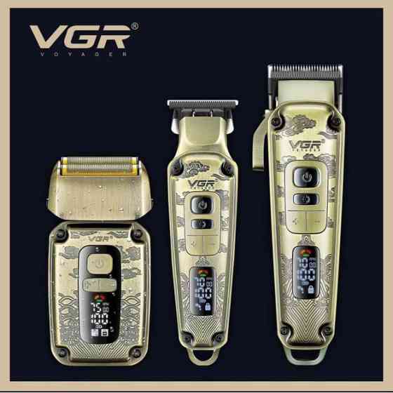 Професійна акумуляторна машинка Акумулятор VGR, Бездротовий акумуляторний тример для стрижки волосся KN-67 Львів
