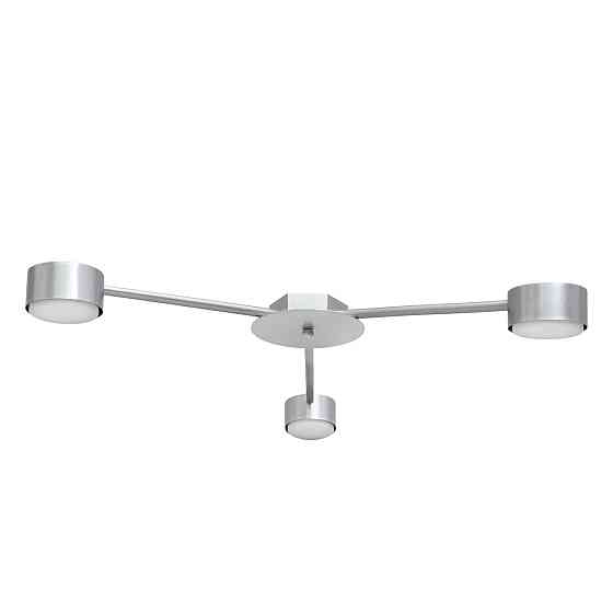 Люстра потолочная MSK Electric Copter на три круглых плафона под лампы GX53 NL 8040-3 AL Одесса