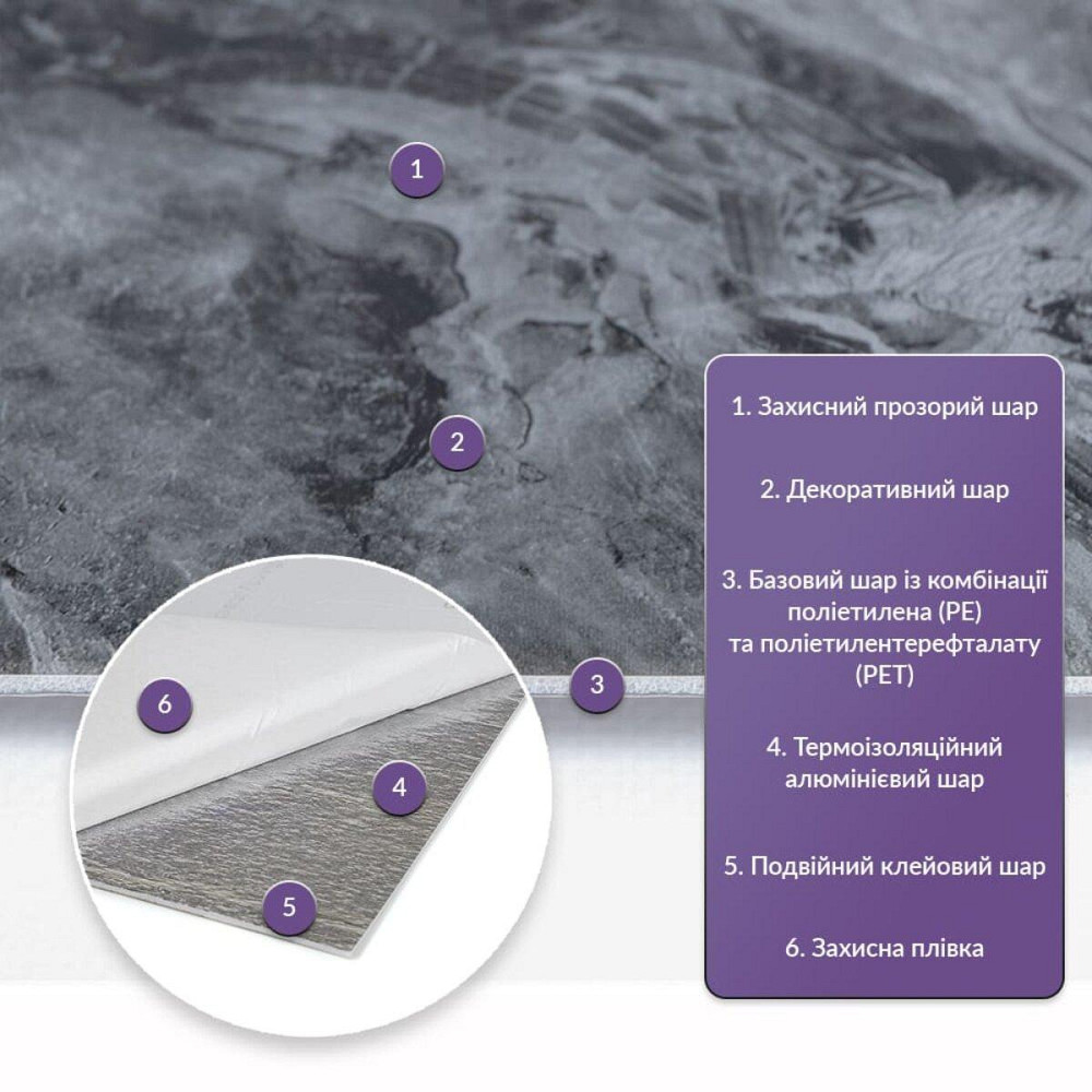 Самоклеюча стінова PET плитка 600х300х2мм SW-00002301 Дніпро - фото 2