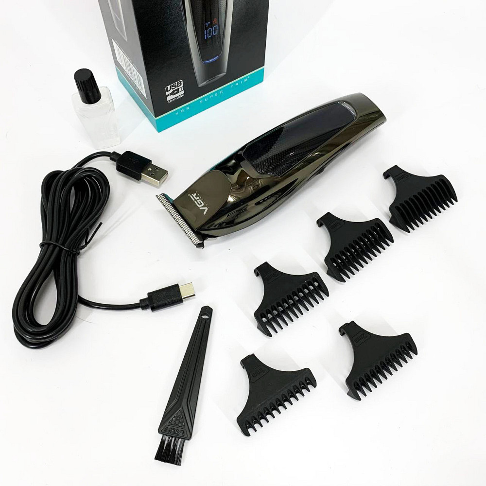 Тример для стрижки волосся потужний VGR, Електромашинка для стрижки Набір машинок CR-69 Івано-Франківськ - фото 2