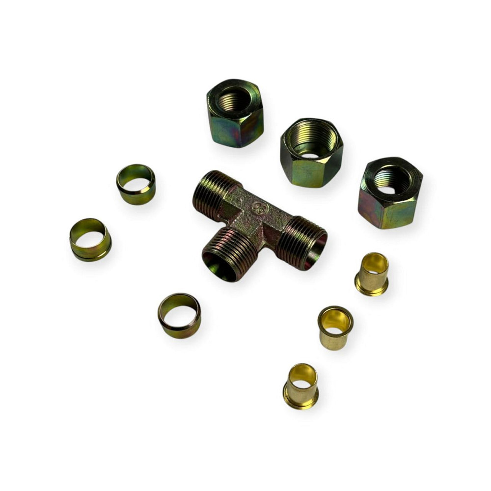 Аварийное металл разборной тройник 14x14x14 соединение Мукачево - изображение 2