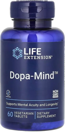 Комплекс вітамінів для мозку Life Extension Dopa-Mind 60 таб Київ