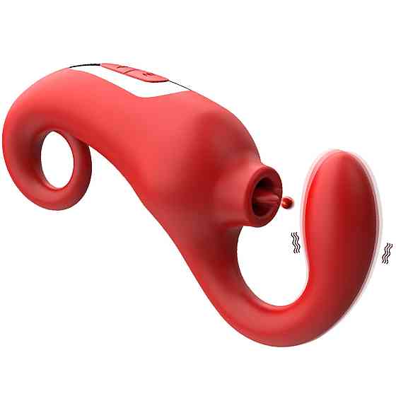 Вібратор - Merfi, 10 Vibration Functions, 10 Frequency Tongue Licking USB Sex Aura Київ