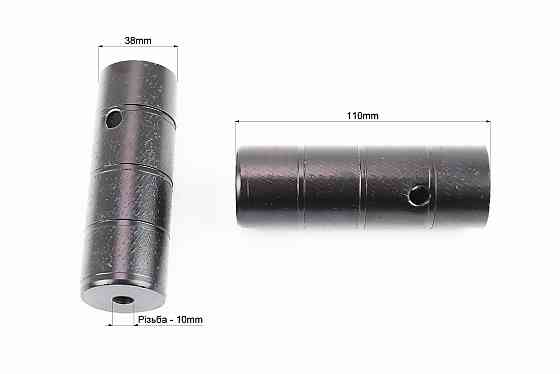 Пеги ВМХ Ø38х110мм під вісь10мм к-кт, чорні Київ