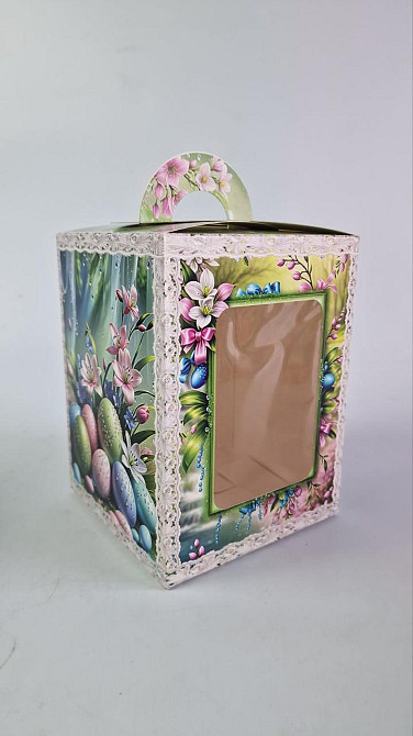 Коробка под пасхальный  Пасхи 14см *14см*18,7см  (400грм) №4 (1 шт) Харьков - изображение 3