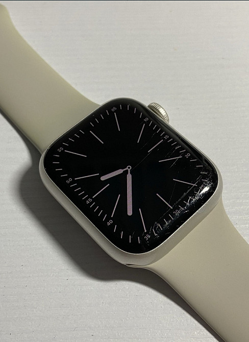 Смарт-Часи Apple Watch 7 Starlight. Київ - фото 1