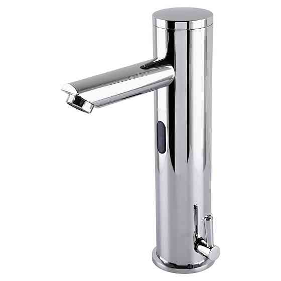 Смеситель сенсорный для умывальника HOTEC 19.116 DC/AC Hot/Cold с трансформатором (000019613) Киев