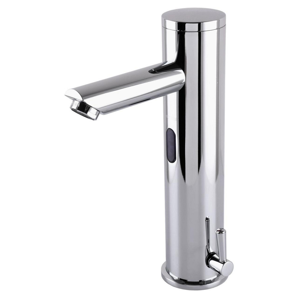 Змішувач сенсорний для умивальника HOTEC 19.116-DC/AC (220V/6V) з трансформатором,латунний Hot/Cold (000019613) Київ - фото 1