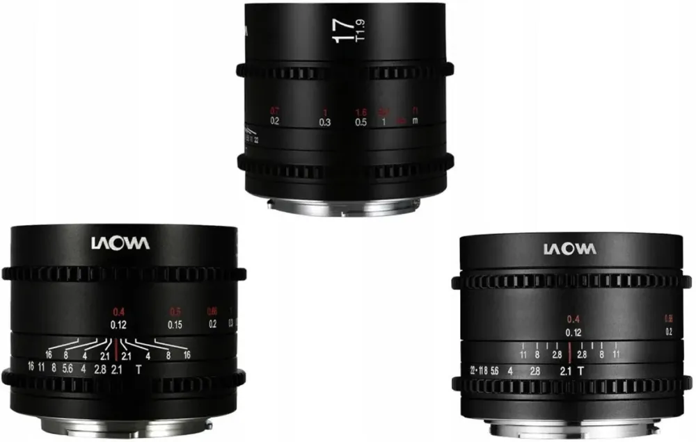 Объектив Zestaw obiektywów Venus Optics Cine Prime Wide do Micro 4/3 Киев - изображение 1