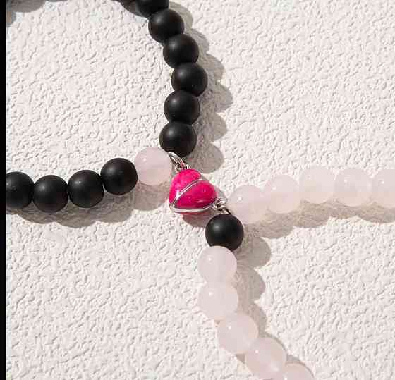 Парні браслети для закоханих із серцем, що світиться Київ