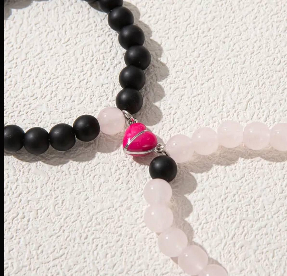 Парные браслеты для влюблённых со светящимся сердцем Киев - изображение 1