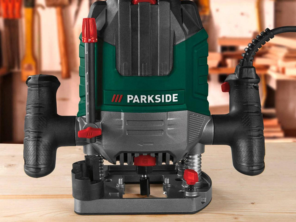 Ручний фрезерний верстат Parkside POF 1200 D-3 (1200 Вт, регулювання швидкості, набір фрез, Німеччина) Киев - изображение 2