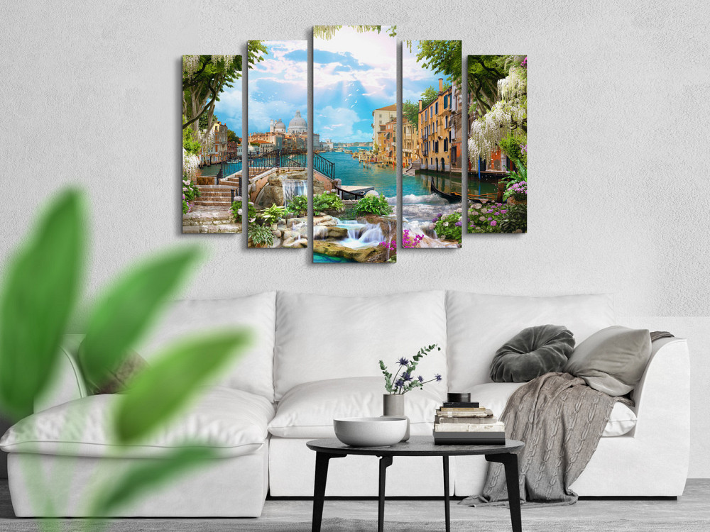 Модульна картина у вітальню / спальню Природа Місто Art-437_5 ( 80х118см ) Київ - фото 2