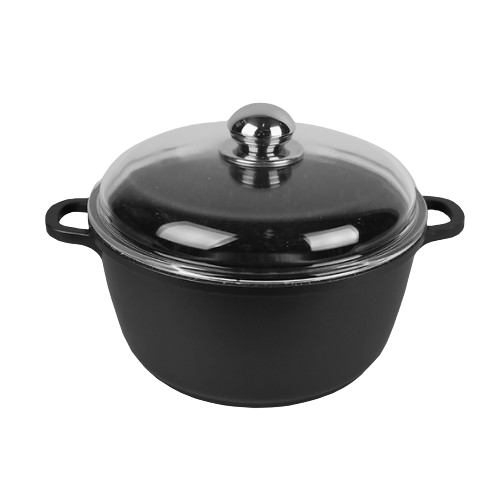 Каструля 5,8л скляна кришка MR-4628C Maestro Житомир