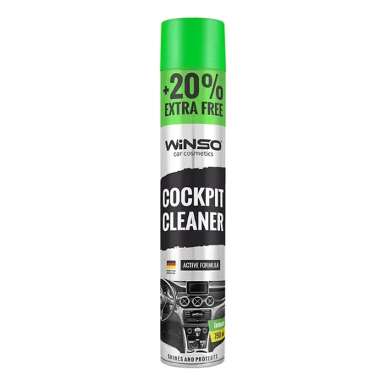 Полироль панели приборов WINSO Cockpit Cleaner Lemon 750 мл — свежесть и чистота с ароматом лимона Ковель