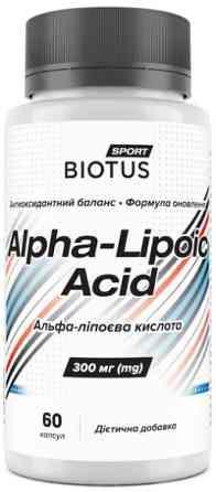 Альфа-липоевая кислота Biotus Alpha Lipoic Acid 60 капс Киев